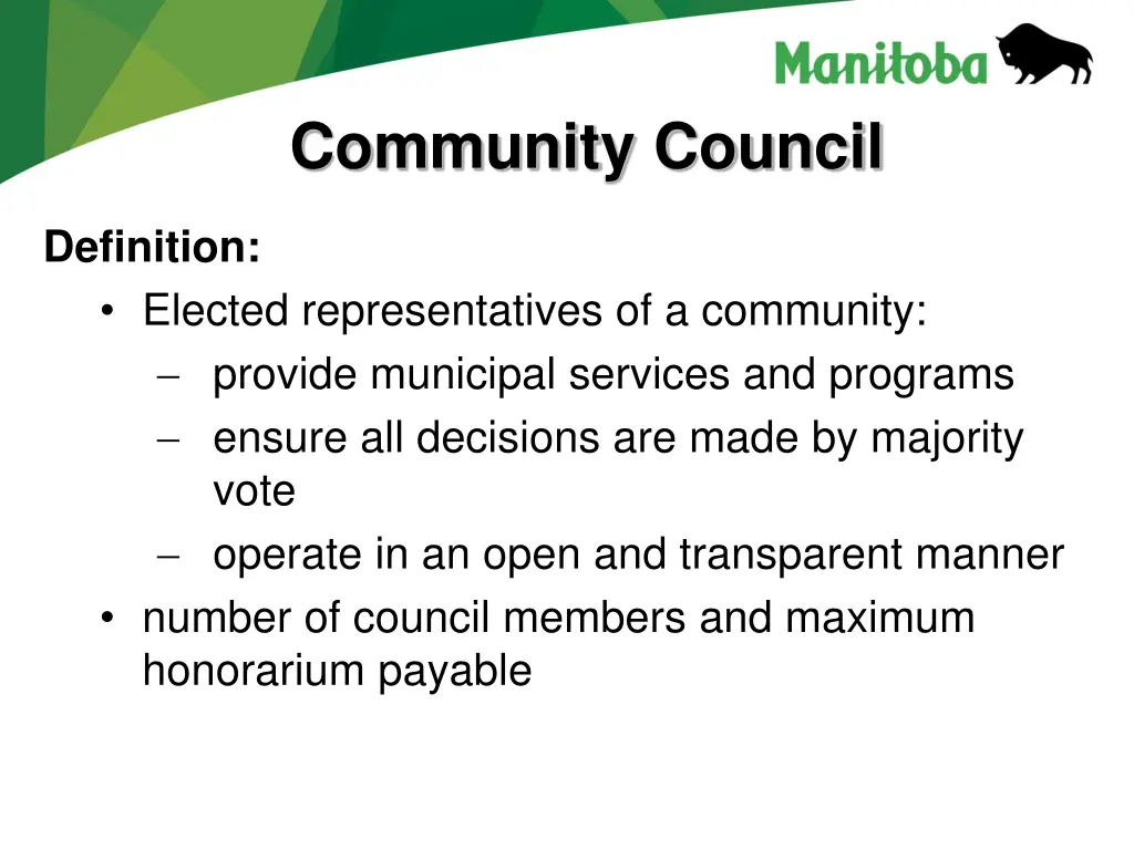 community council