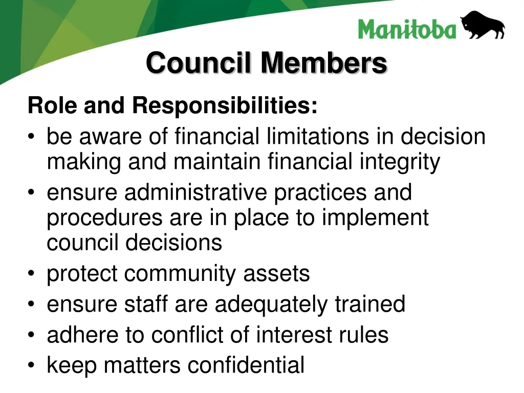 council members role and responsibilities 1