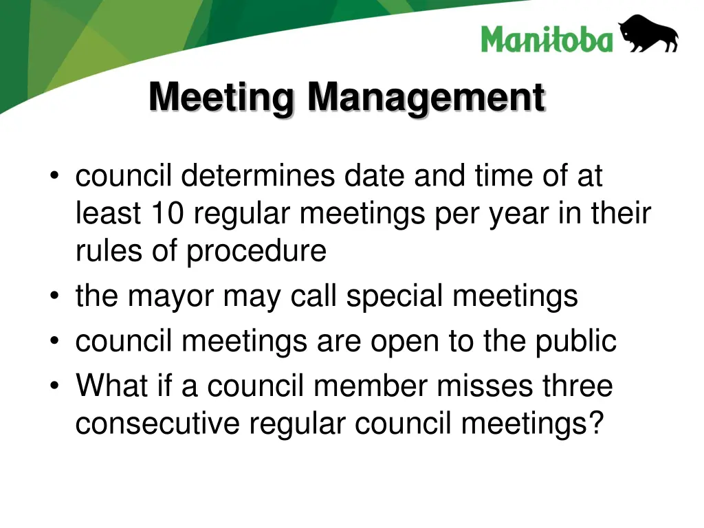 meeting management