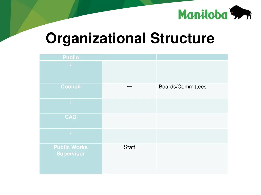 organizational structure