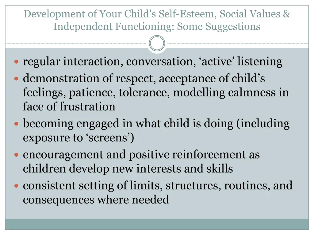 development of your child s self esteem social