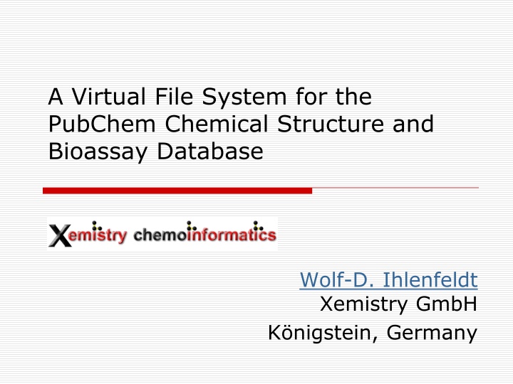 a virtual file system for the pubchem chemical