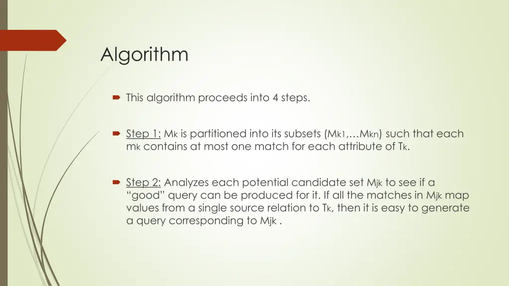 algorithm