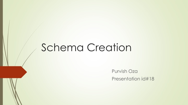 schema creation