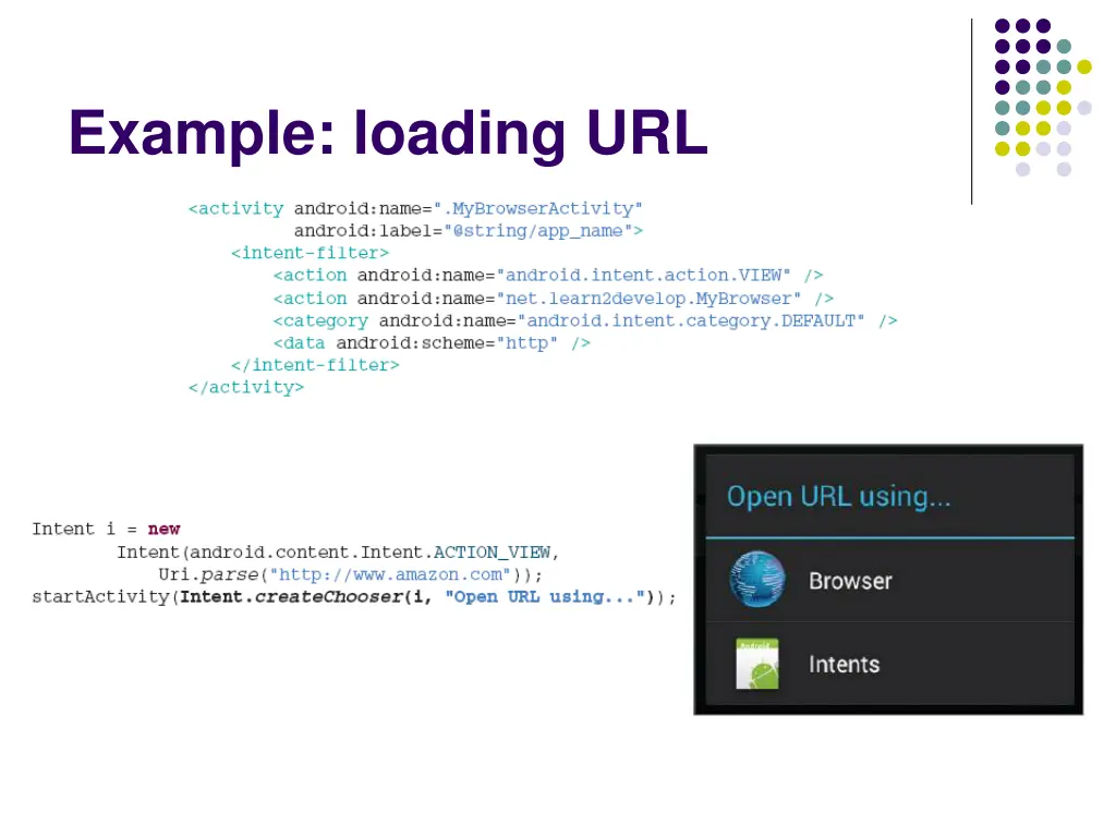 example loading url