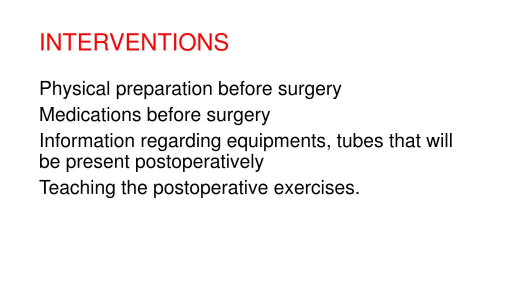 interventions 1