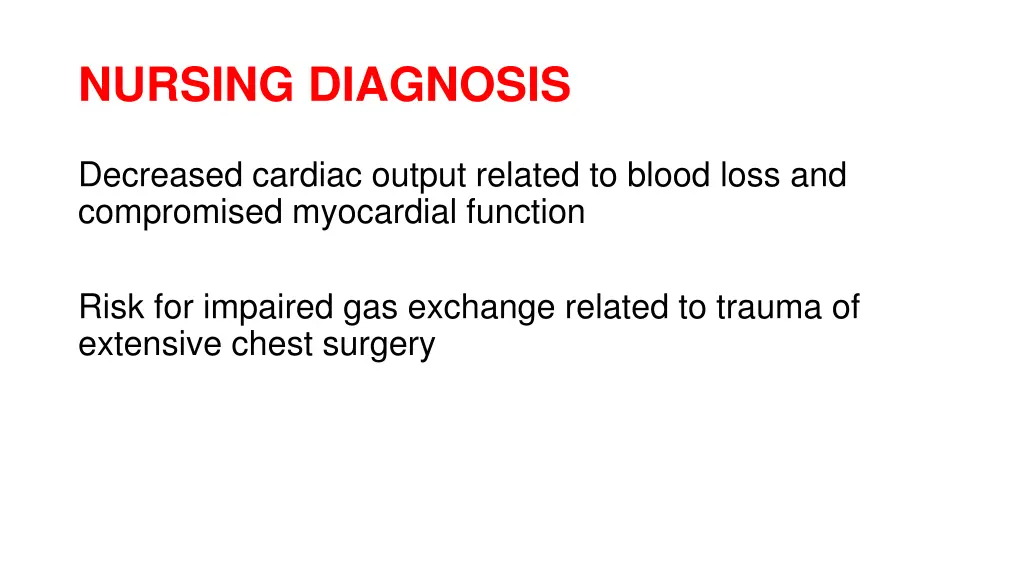 nursing diagnosis 1