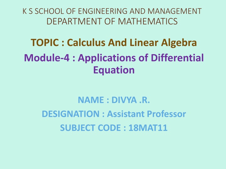 k s school of engineering and management