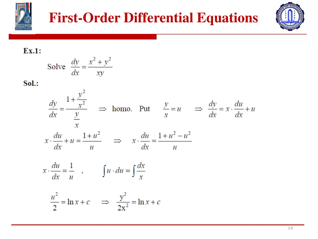 first order differential equations 4