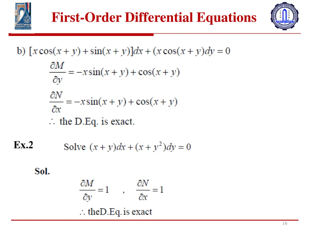 first order differential equations 6