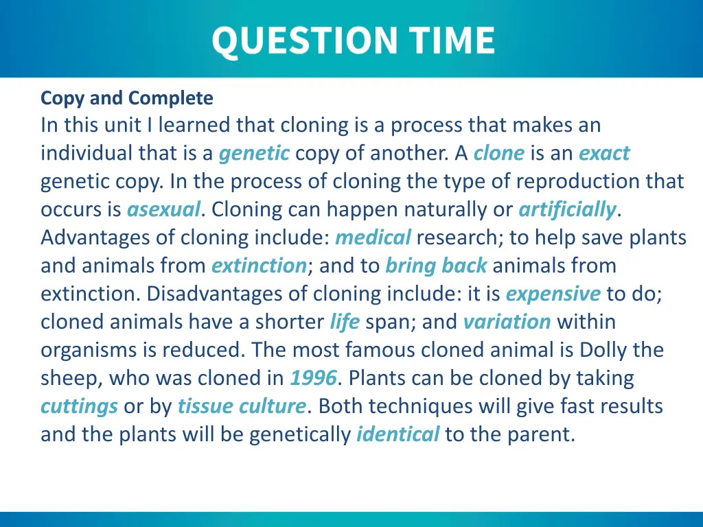 copy and complete in this unit i learned that