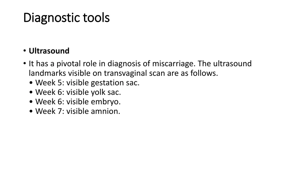 diagnostic tools diagnostic tools