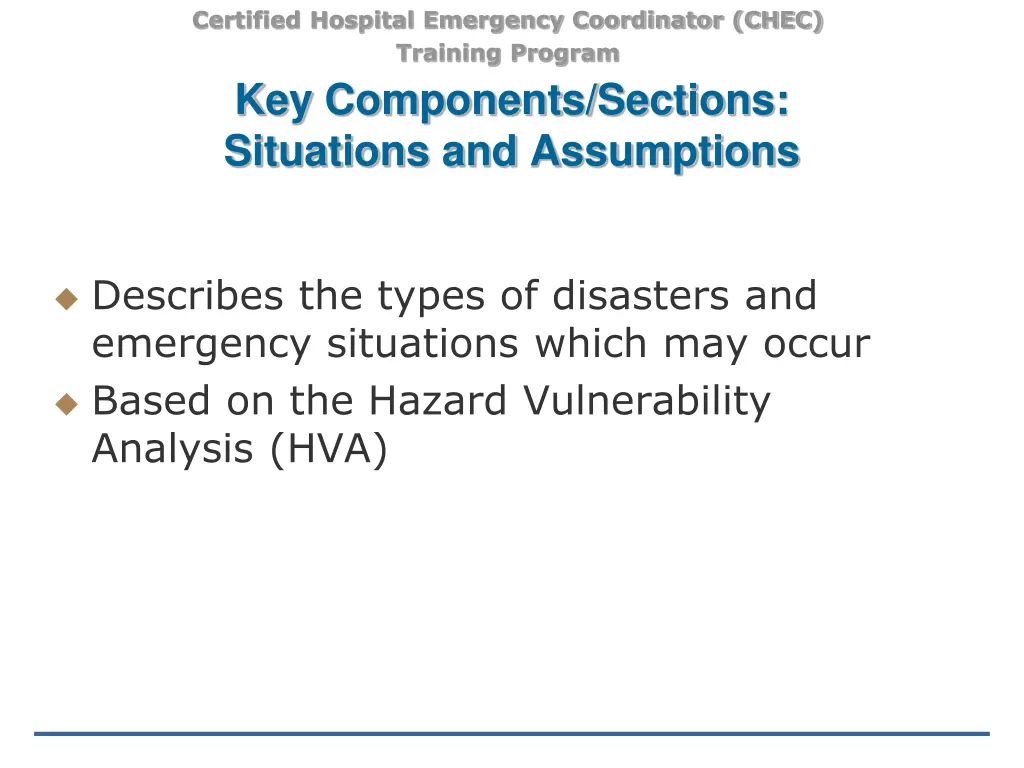 certified hospital emergency coordinator chec 14