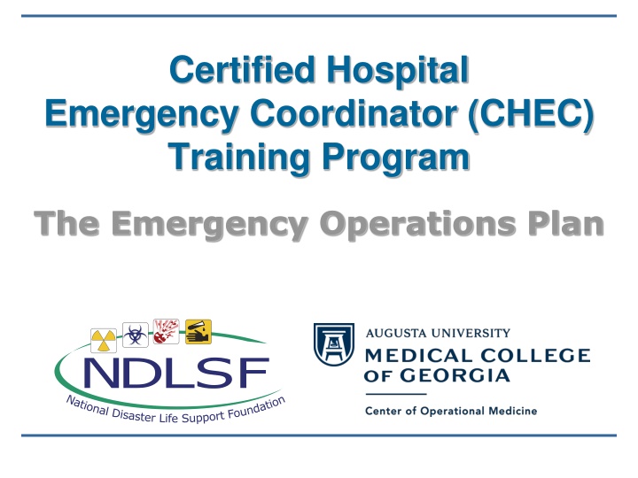 certified hospital emergency coordinator chec