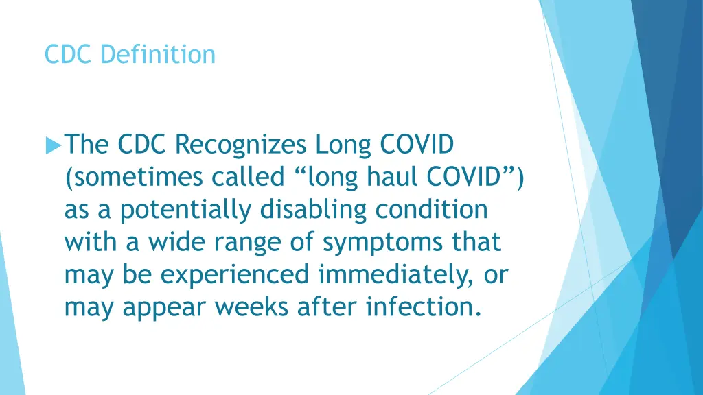 cdc definition