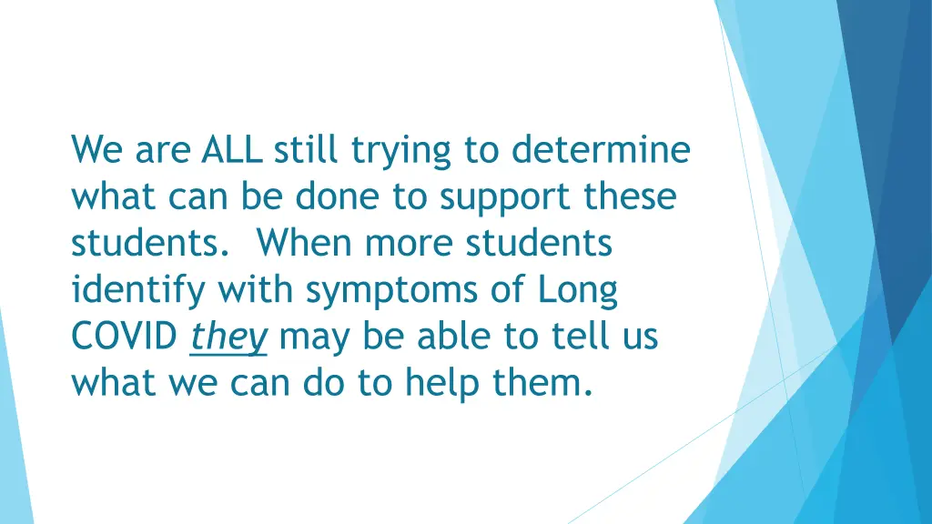 we are all still trying to determine what