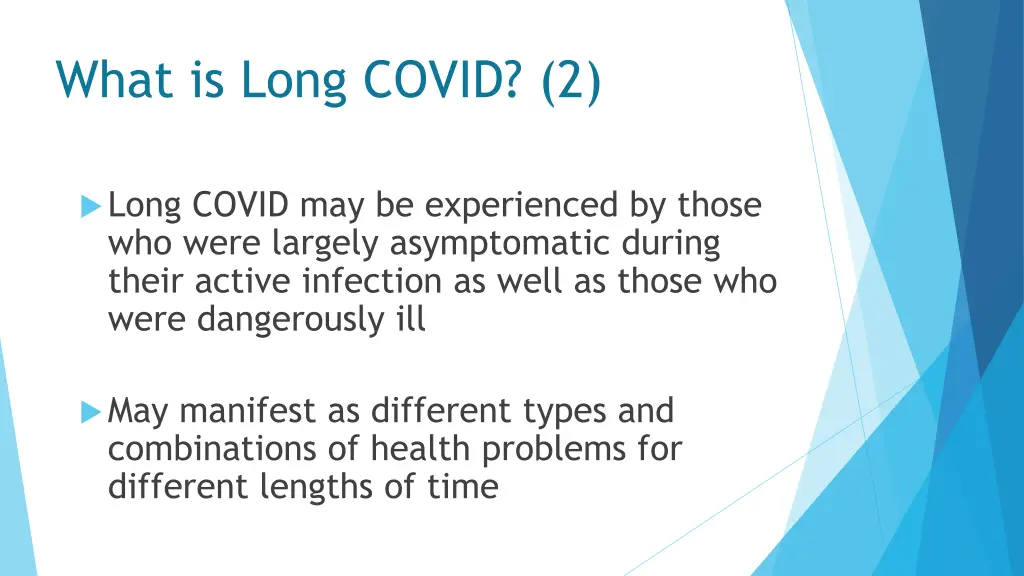 what is long covid 2