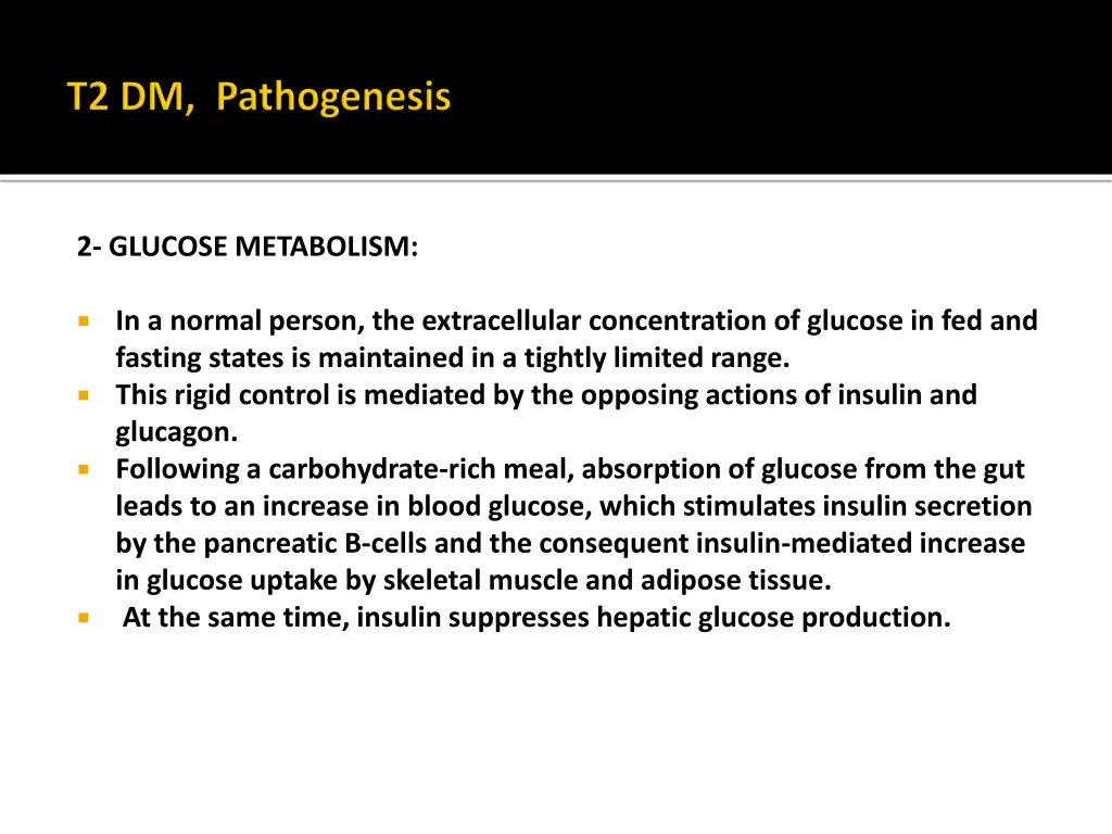 2 glucose metabolism