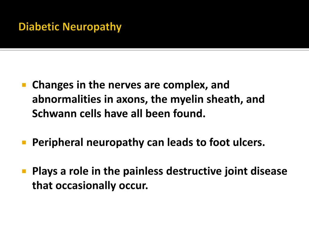 changes in the nerves are complex