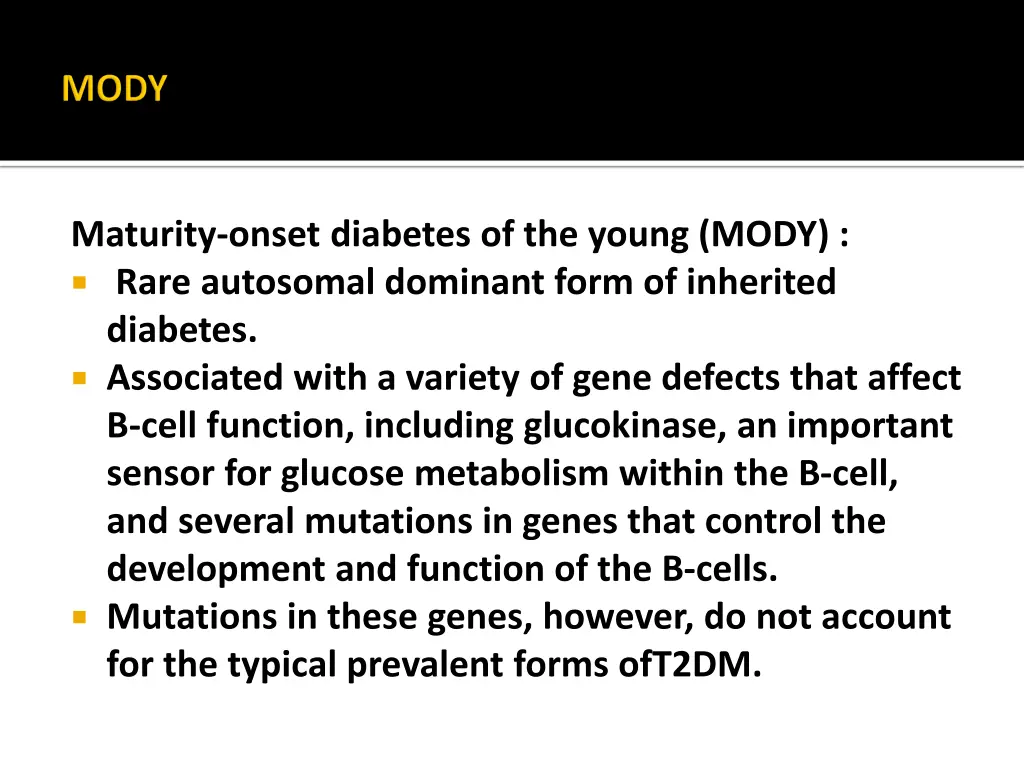 maturity onset diabetes of the young mody rare
