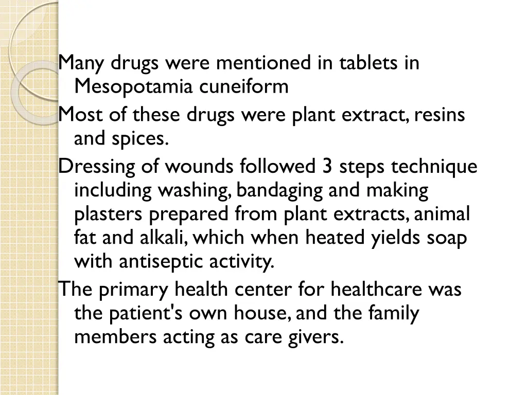 many drugs were mentioned in tablets