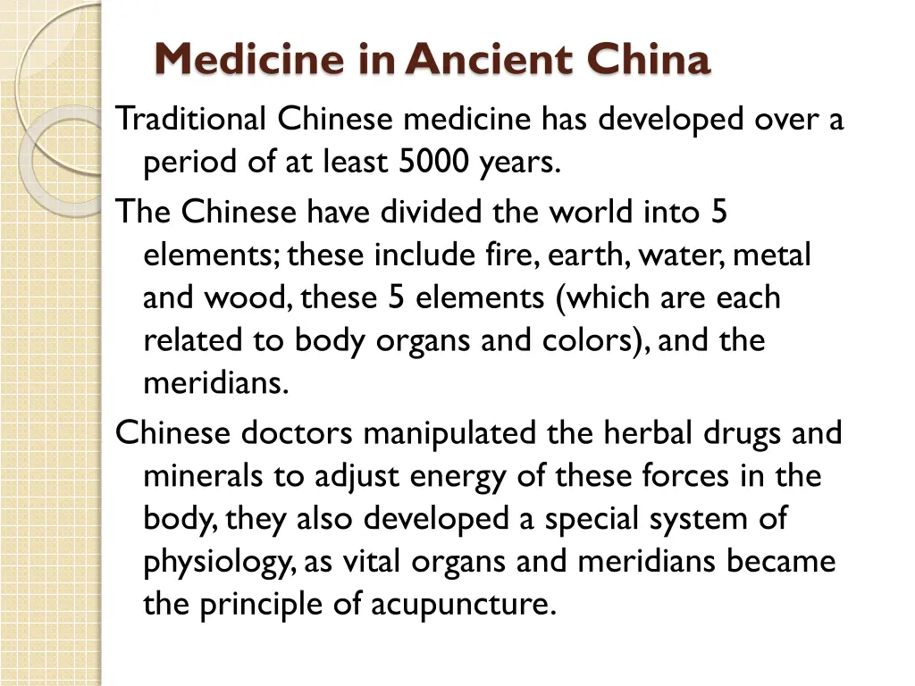 medicine in ancient china traditional chinese