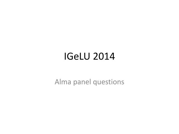 igelu 2014