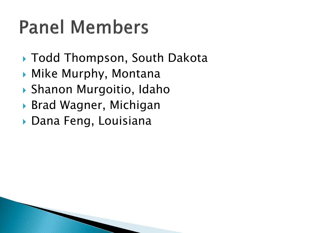 todd thompson south dakota mike murphy montana