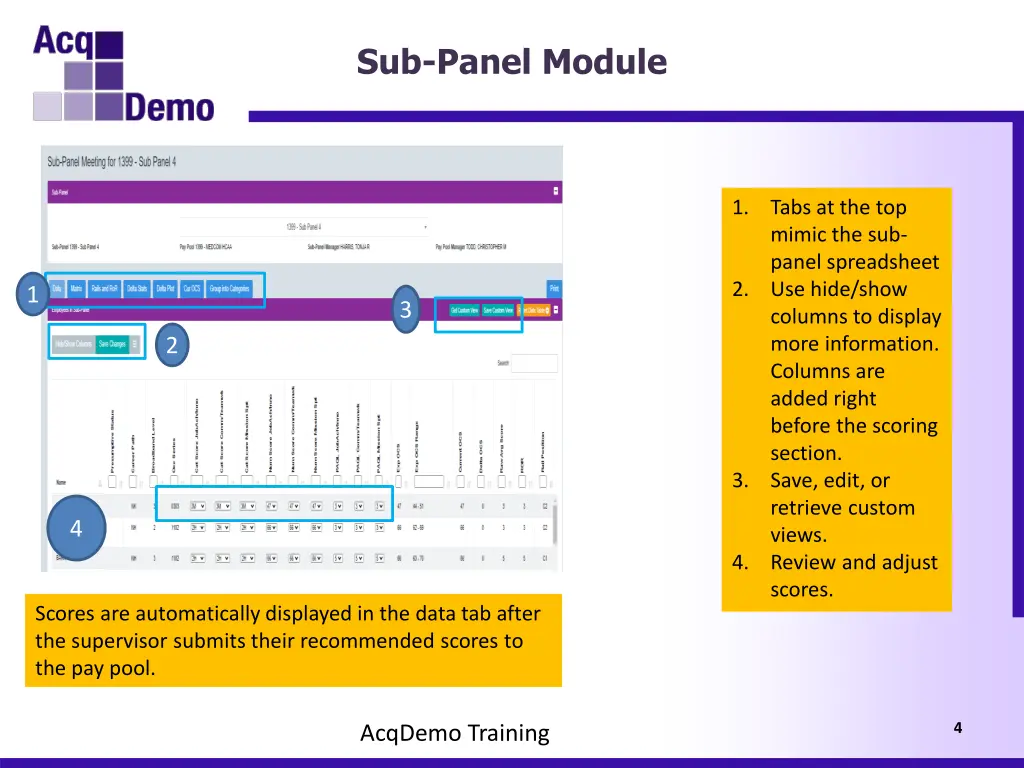 sub panel module 1