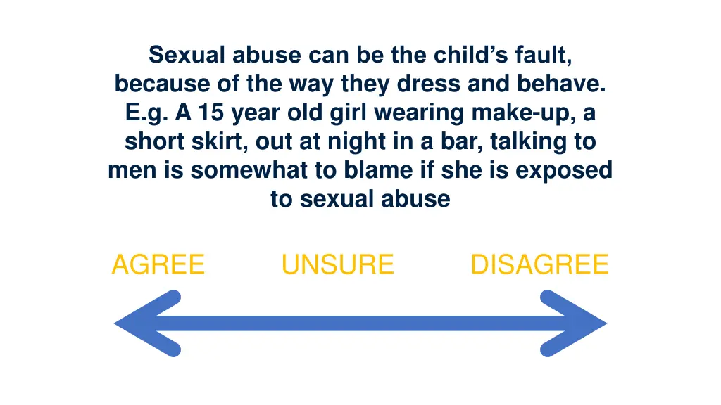 sexual abuse can be the child s fault because