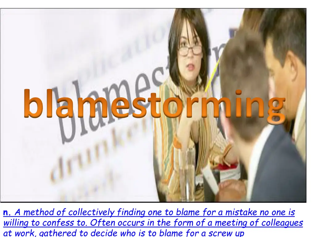 blamestorming