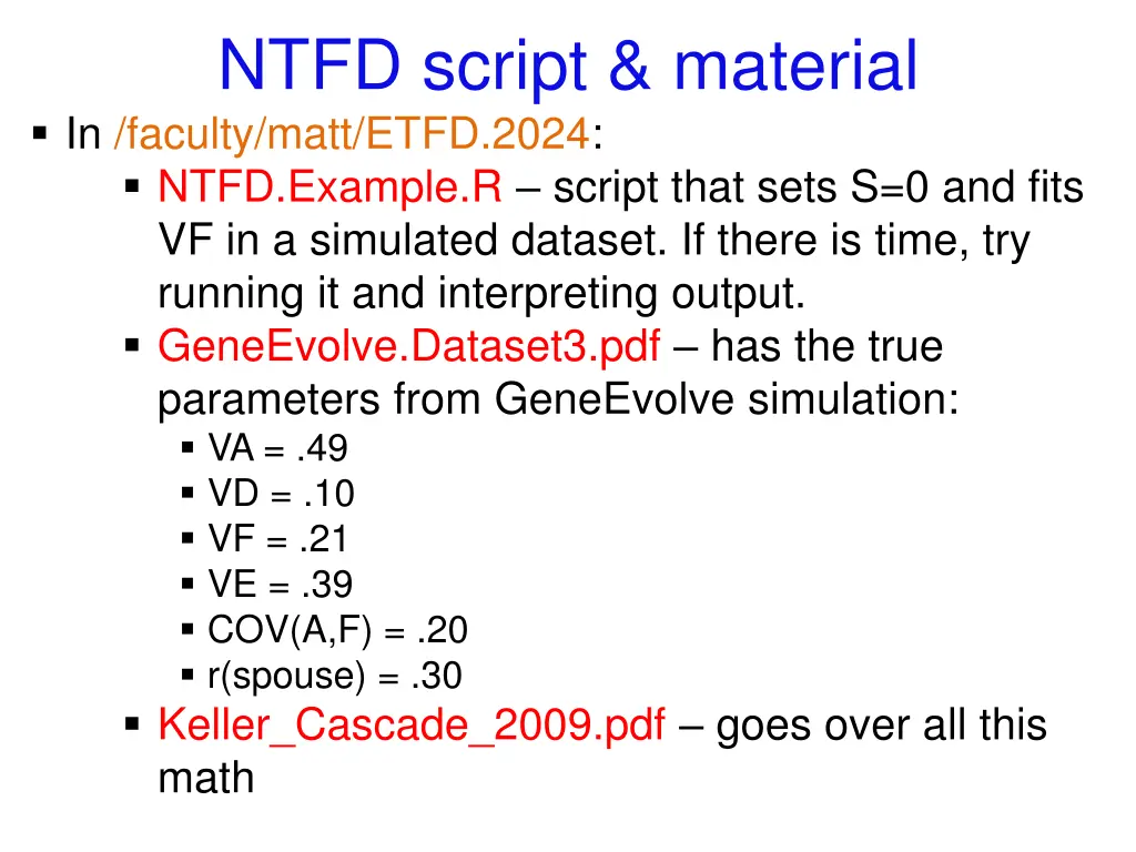 ntfd script material in faculty matt etfd 2024