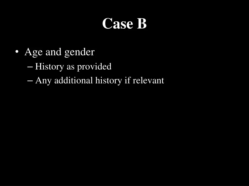 case b