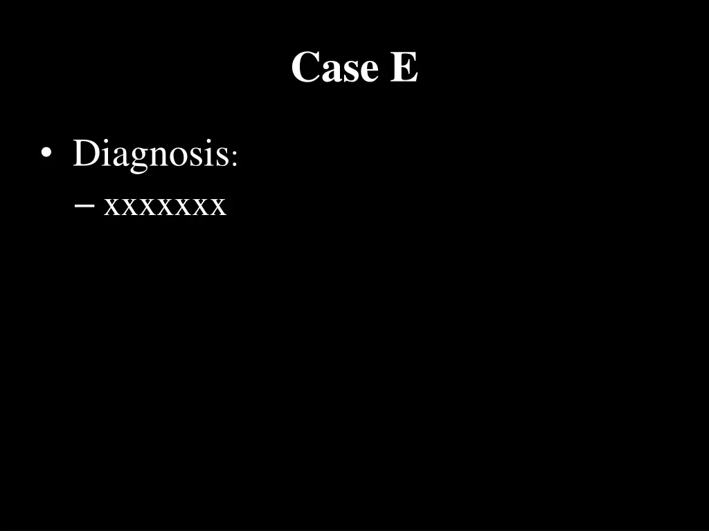 case e 1