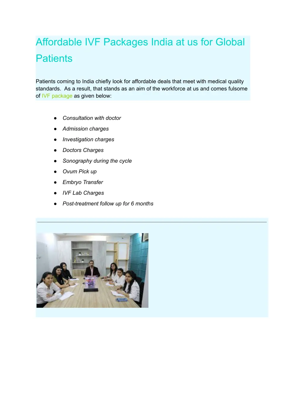 affordable ivf packages india at us for global