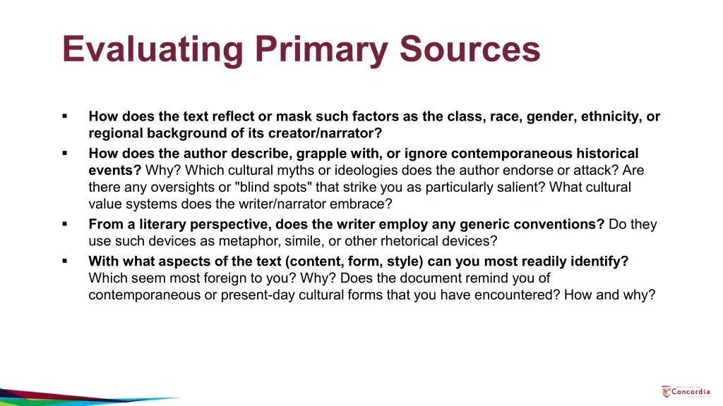evaluating primary sources 1