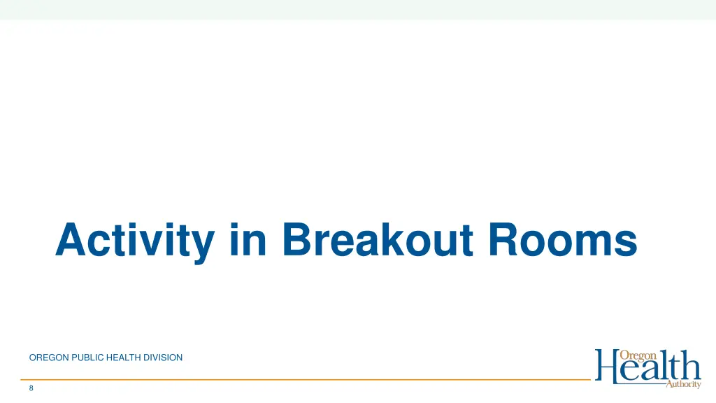 activity in breakout rooms