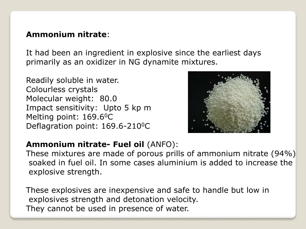 ammonium nitrate