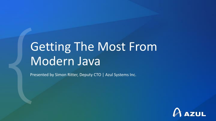 getting the most from modern java
