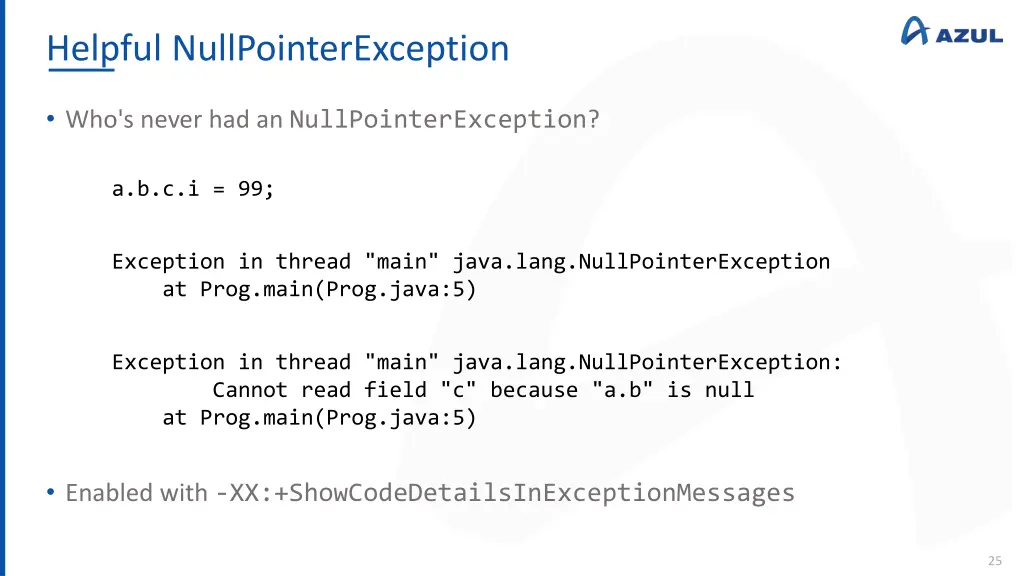 helpful nullpointerexception