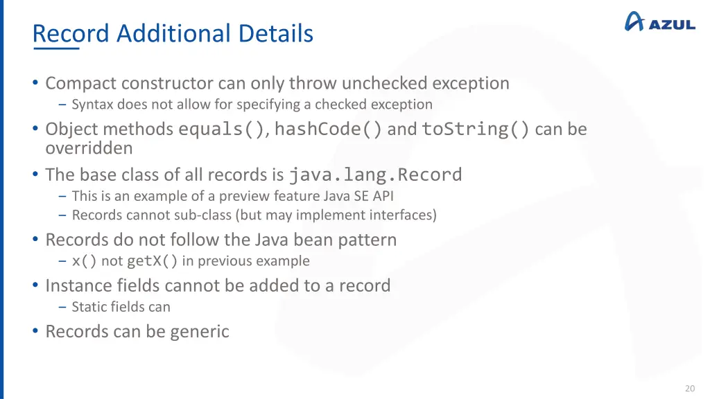 record additional details