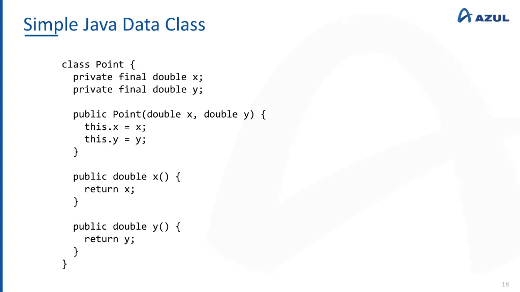simple java data class