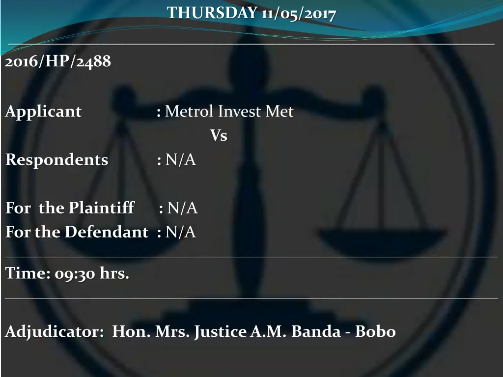 thursday 11 05 2017 10