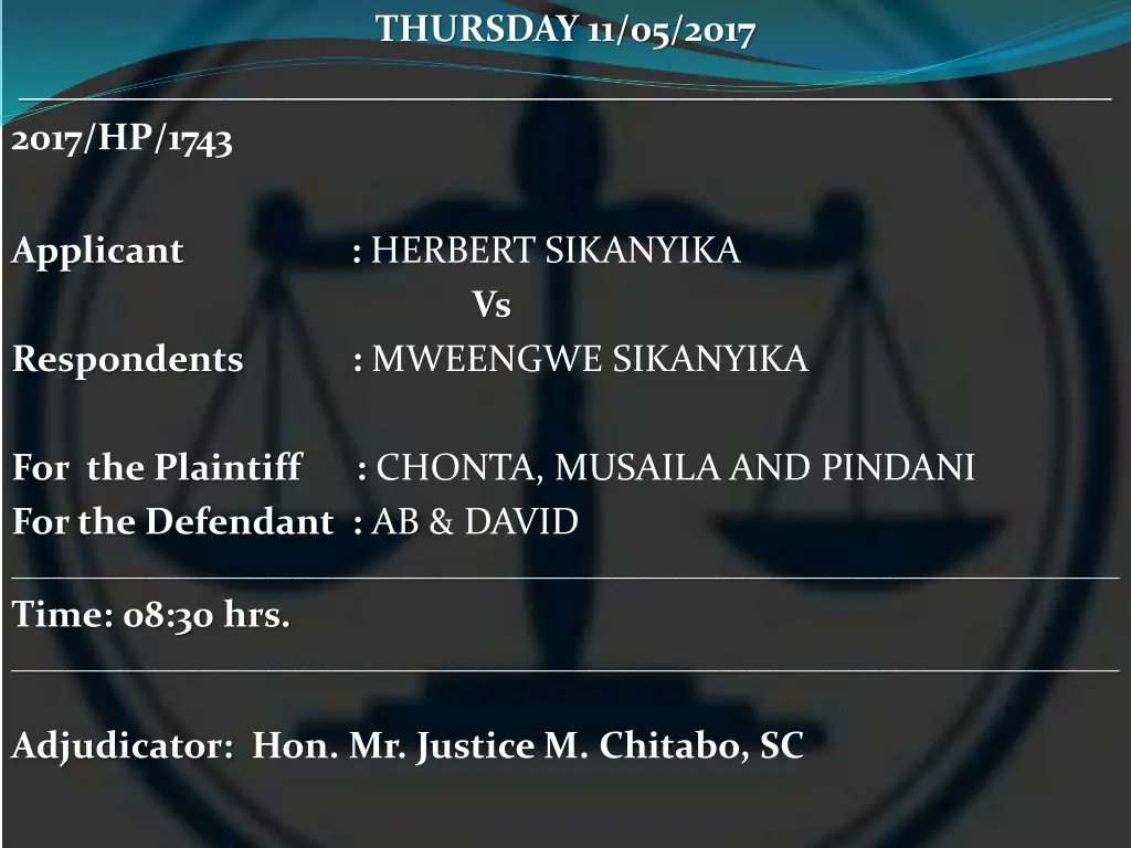 thursday 11 05 2017 16
