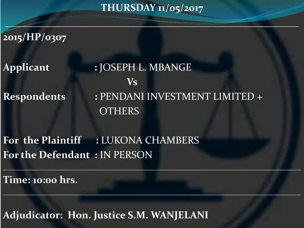 thursday 11 05 2017 5