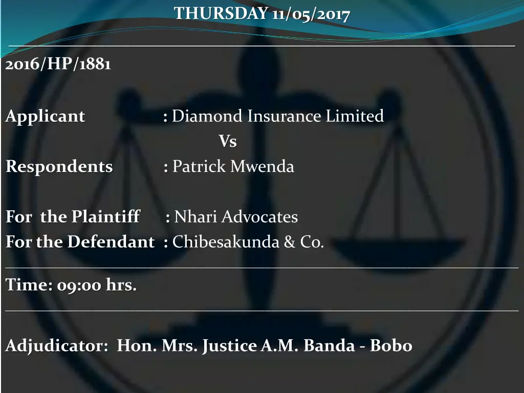 thursday 11 05 2017 8