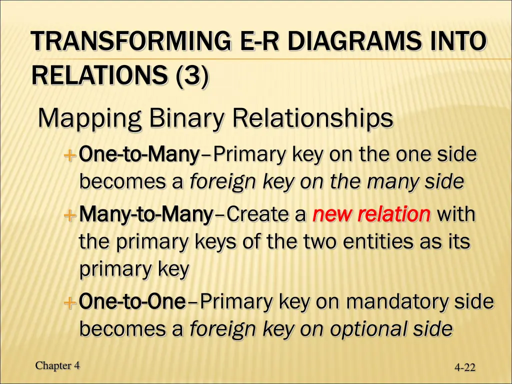 transforming e r diagrams into relations 1