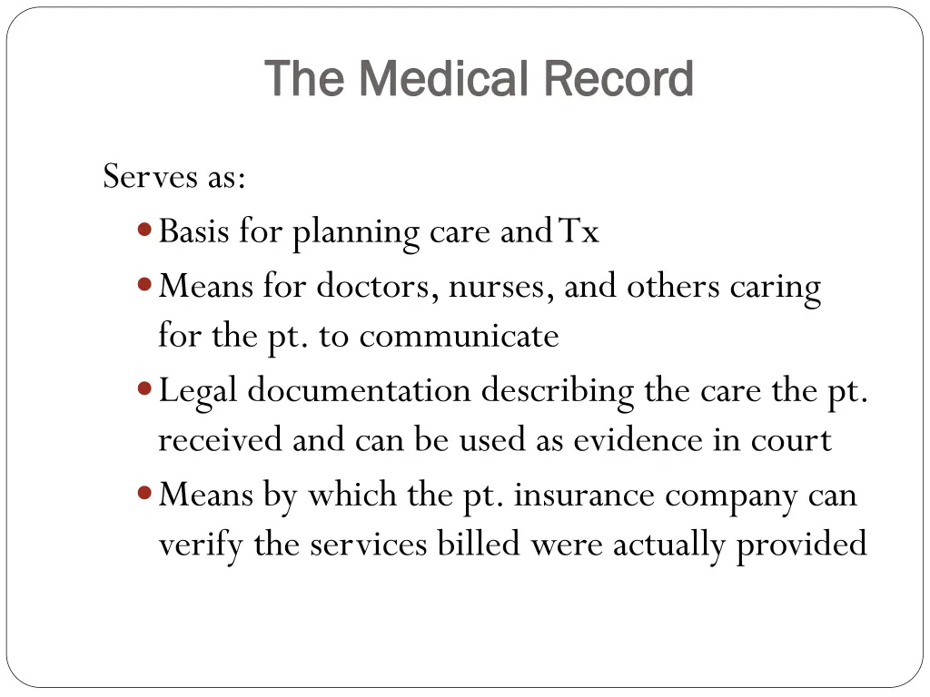 the medical record the medical record 1