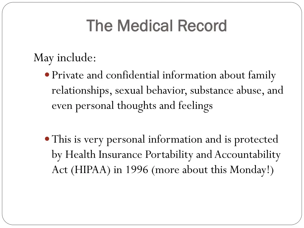 the medical record the medical record 2