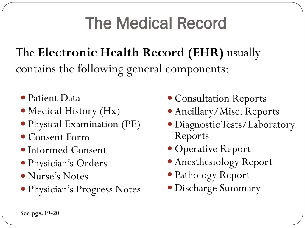 the medical record the medical record 3